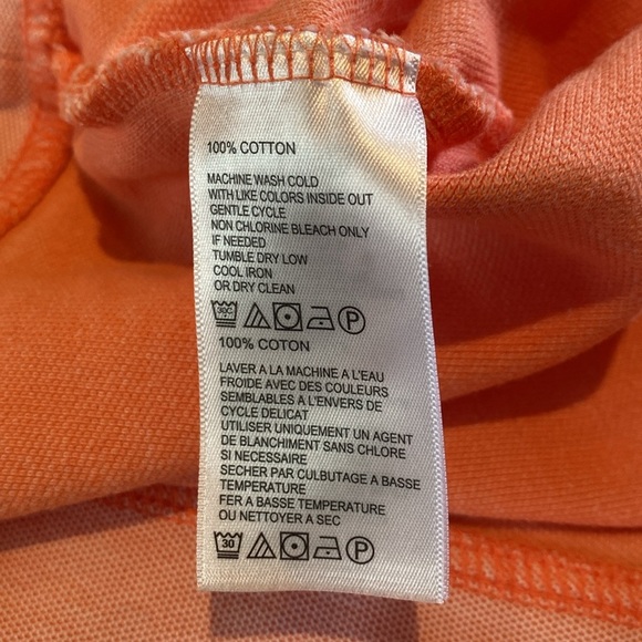 Tommy Bahama Quarter Zip L/S Cotton Lightweight Pullover Sweatshirt Top Pink M - Picture 8 of 10